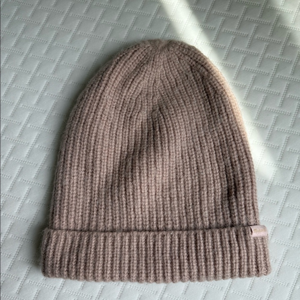 Madewell blues pink knit beanie